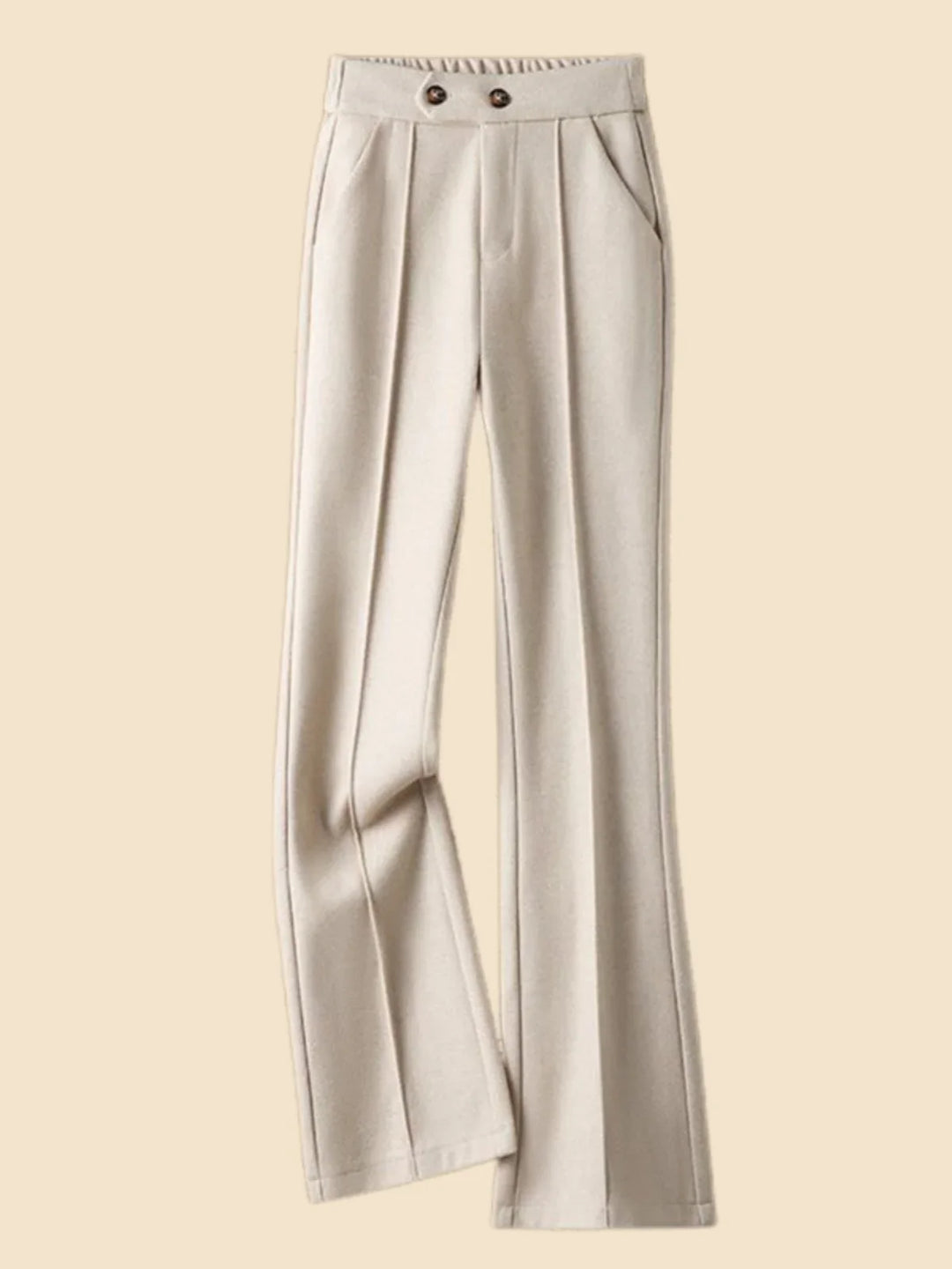 Mirelle Wool-Blend Flare Trousers