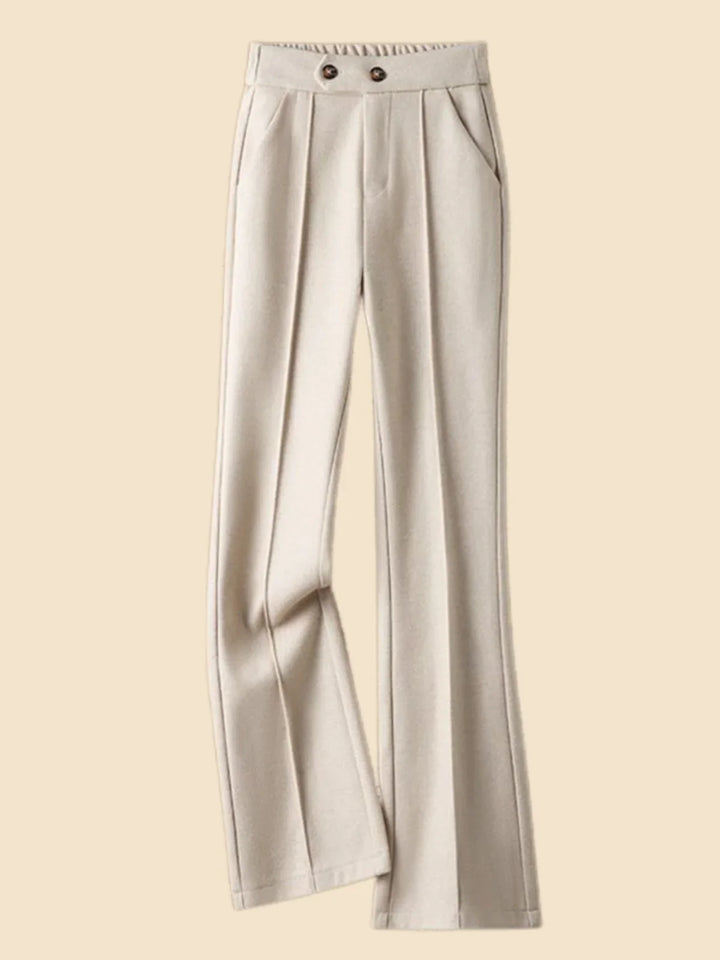 Mirelle Wool-Blend Flare Trousers