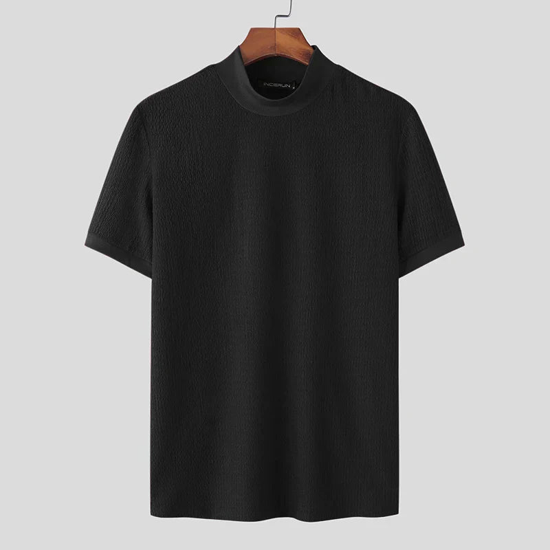 Renzo Textured Crew Neck T-Shirt