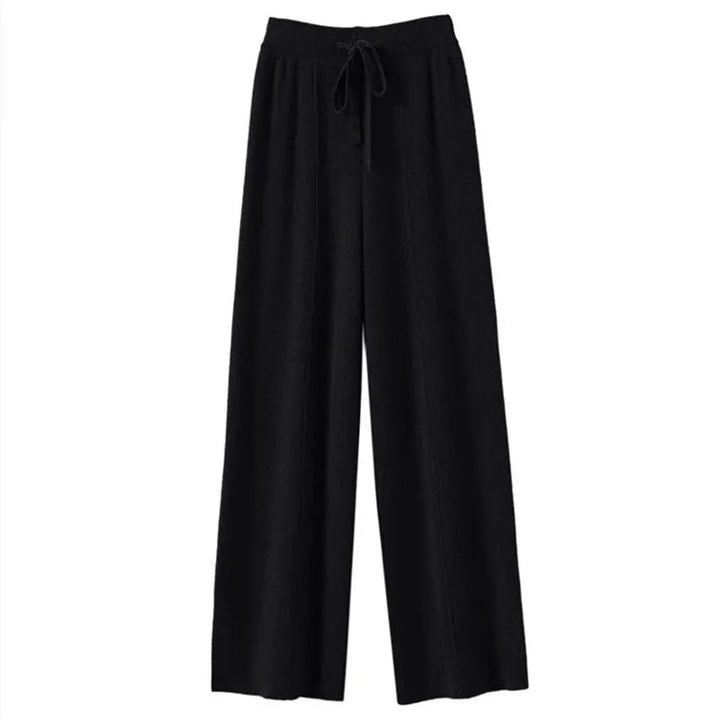 Elysia Merino Wool Wide-Leg Trousers