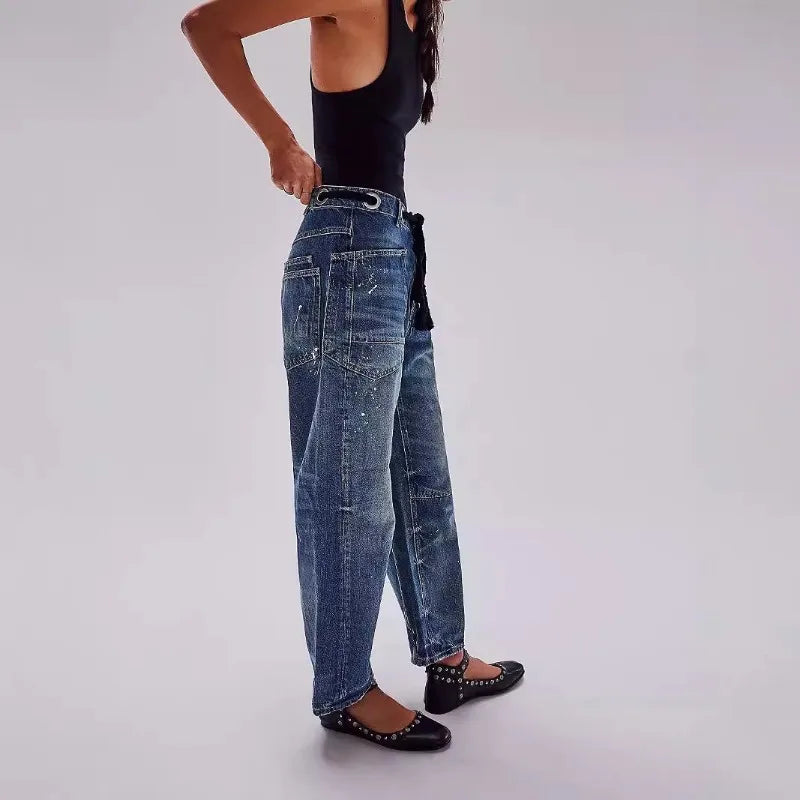 Elodie Artisan Drawstring Jeans