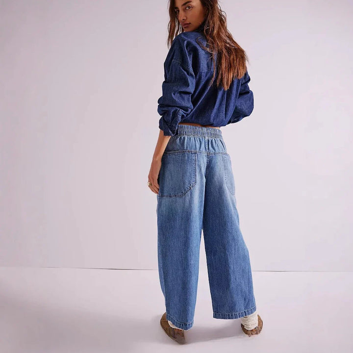 Solara Drawstring Crop Jeans