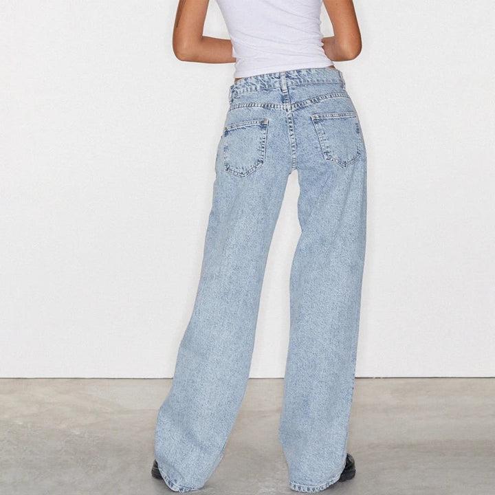 Miley Low-Waist Wide-Leg Jeans