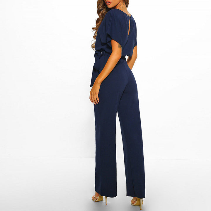 Clarissa Elegant Belted Jumpsuit