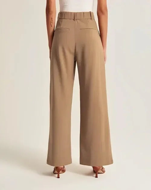 Alessia Tailored Wide-Leg Trousers
