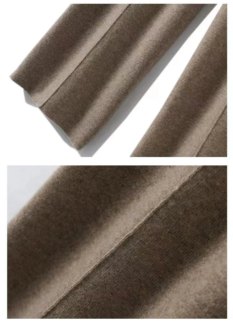 Elysia Merino Wool Wide-Leg Trousers