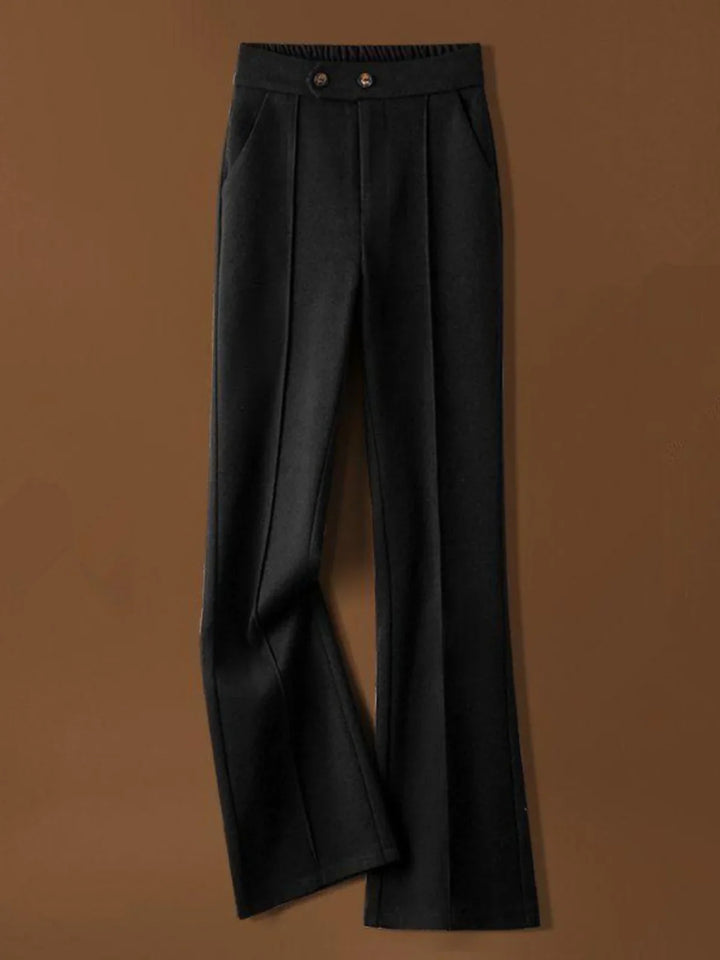 Mirelle Wool-Blend Flare Trousers