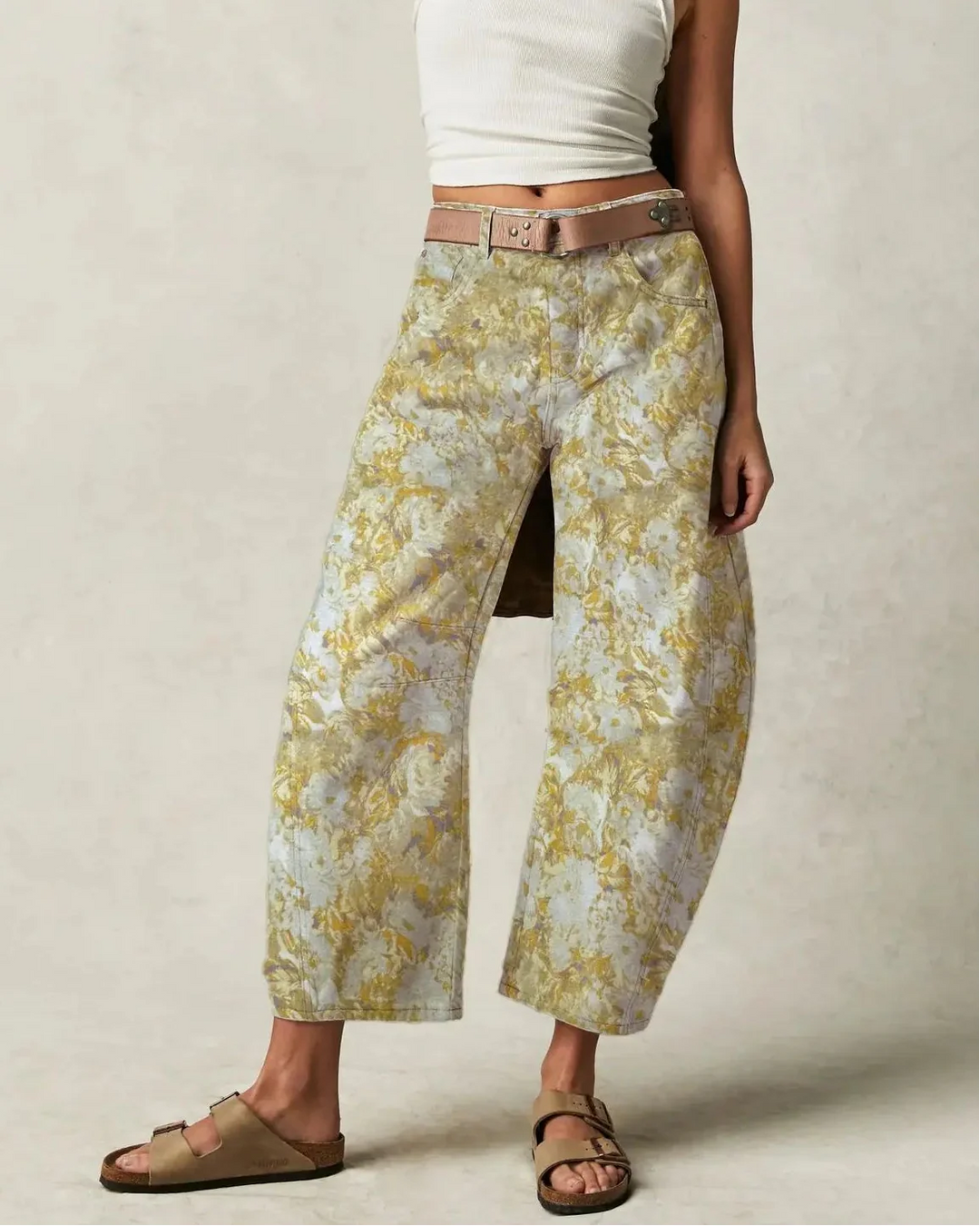 Virelle Tapestry Wide-Leg Jeans