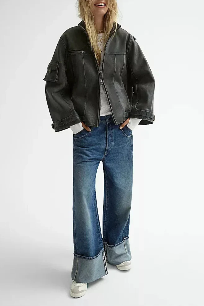 Sienna Vintage Straight-Leg Denim Jeans