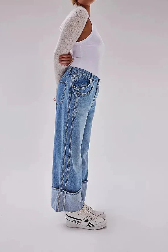 Sienna Vintage Straight-Leg Denim Jeans