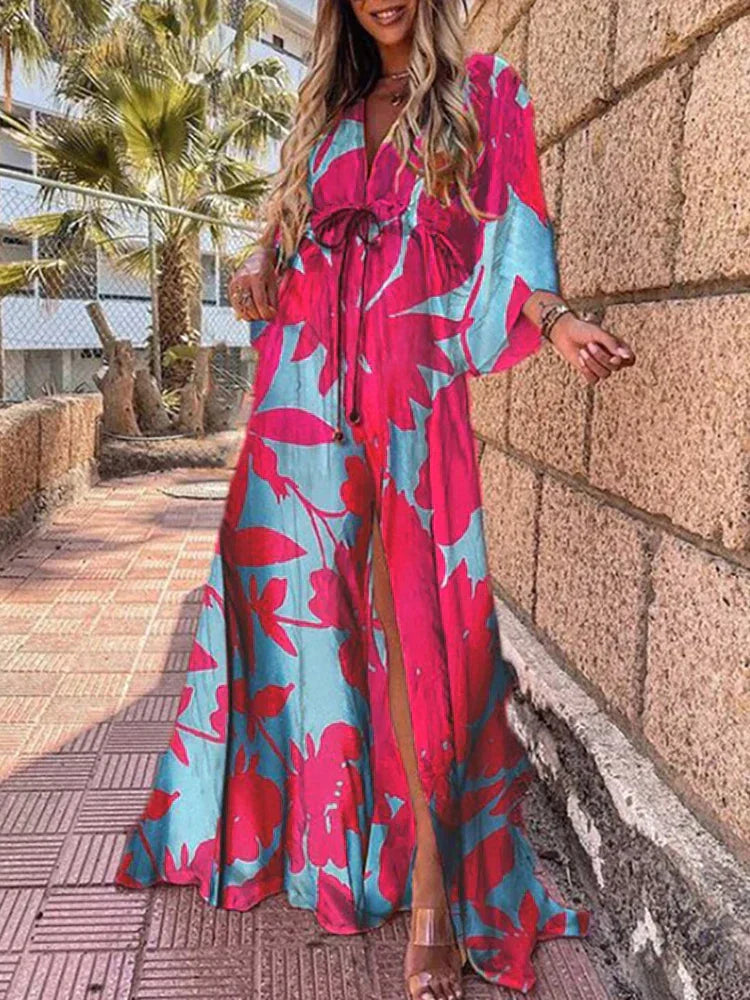 Marilyn Graphic Print Maxi Dress