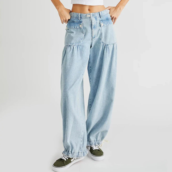 Zélie Wide-Leg Vintage Denim Jeans