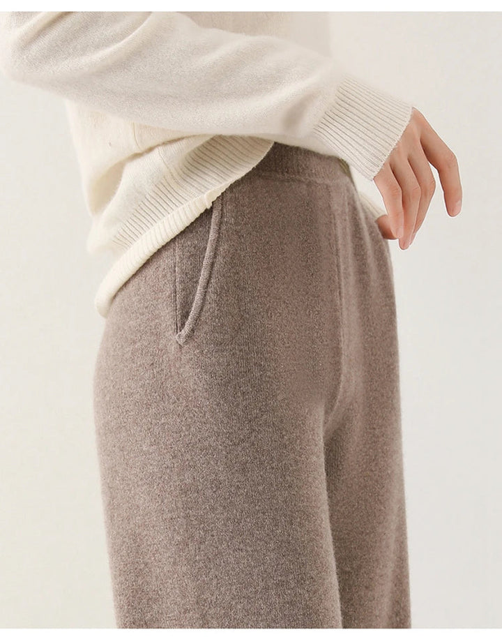 Mireya Merino Wide-Leg Lounge Pants