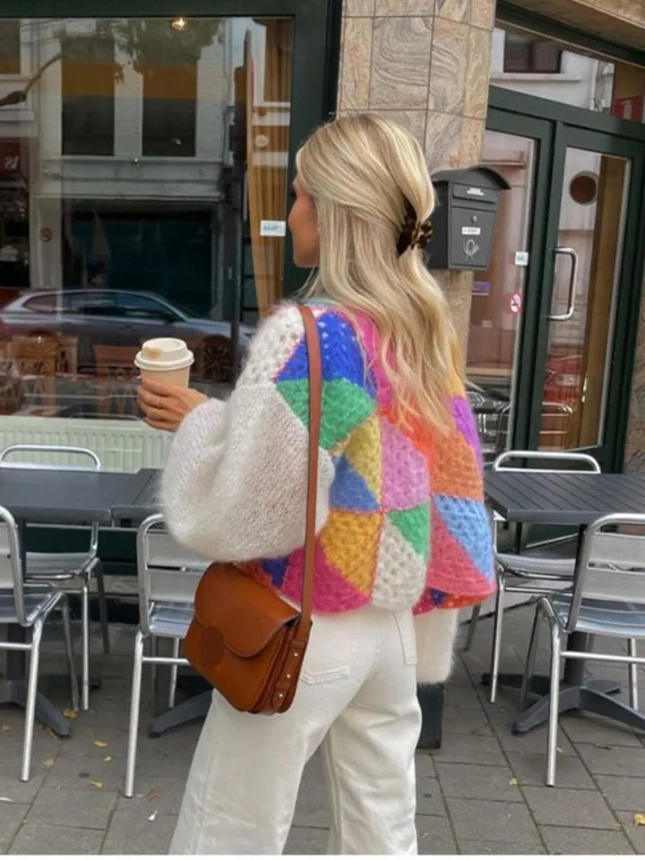 Priscilla Cropped Knit Sweater