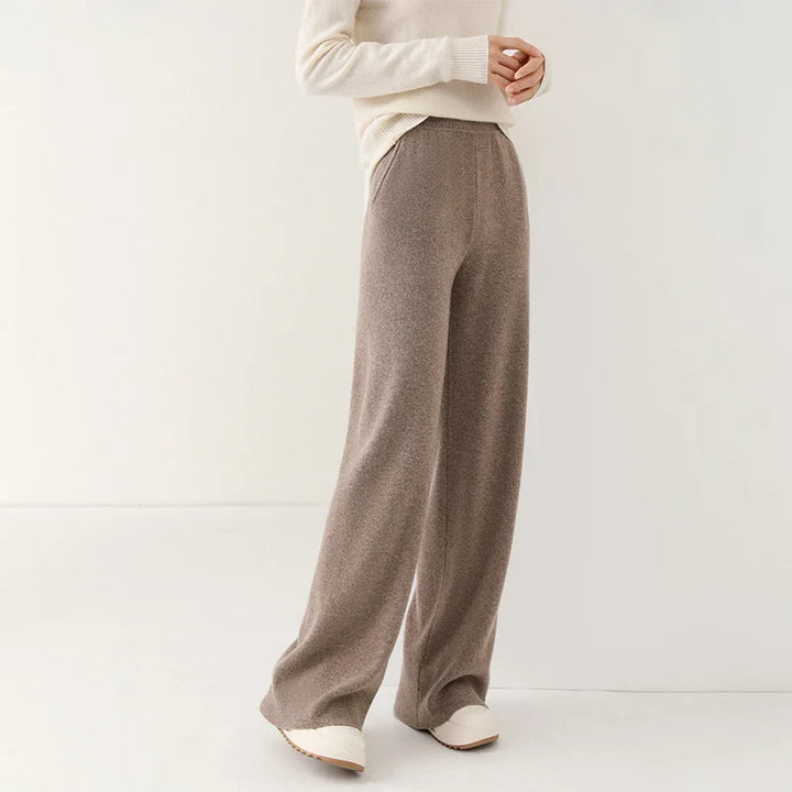 Mireya Merino Wide-Leg Lounge Pants