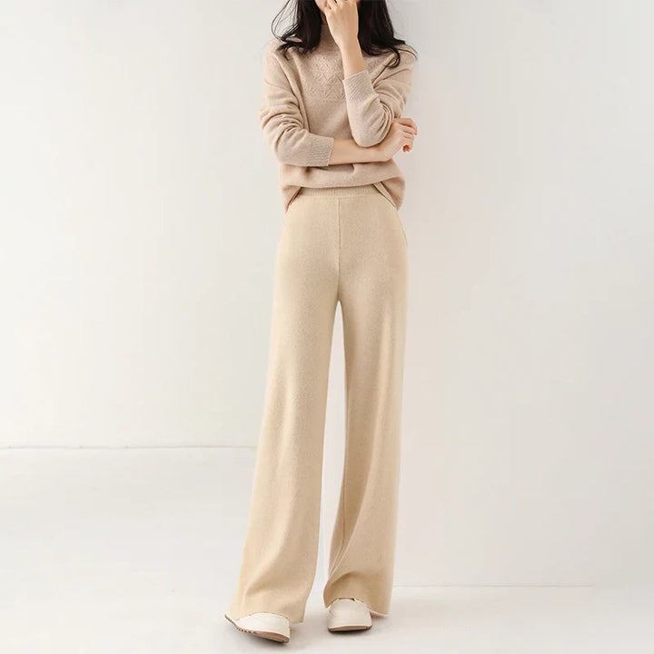 Mireya Merino Wide-Leg Lounge Pants