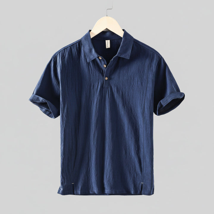 Nico Linen Blend Pull-On Shirt