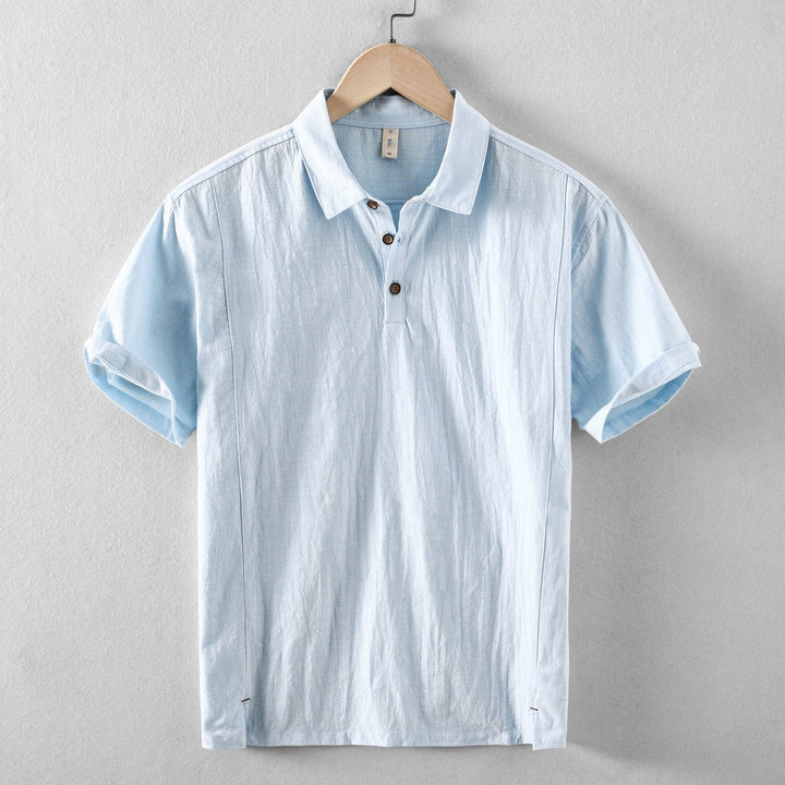 Nico Linen Blend Pull-On Shirt