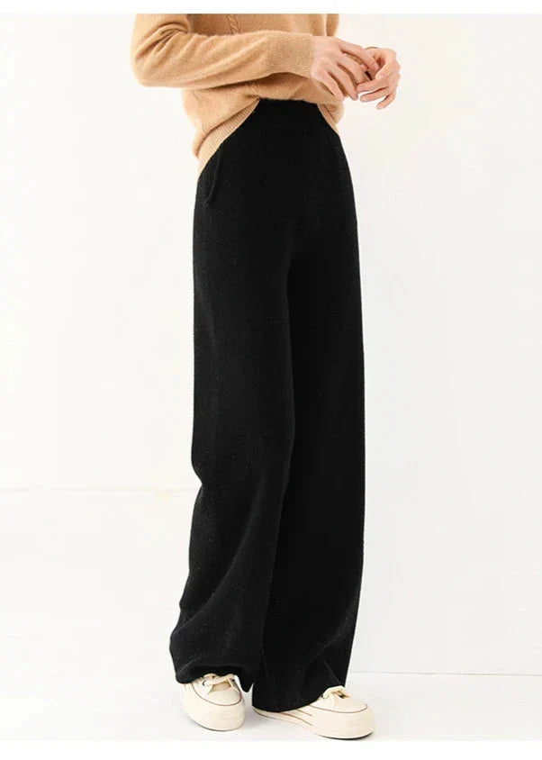 Mireya Merino Wide-Leg Lounge Pants