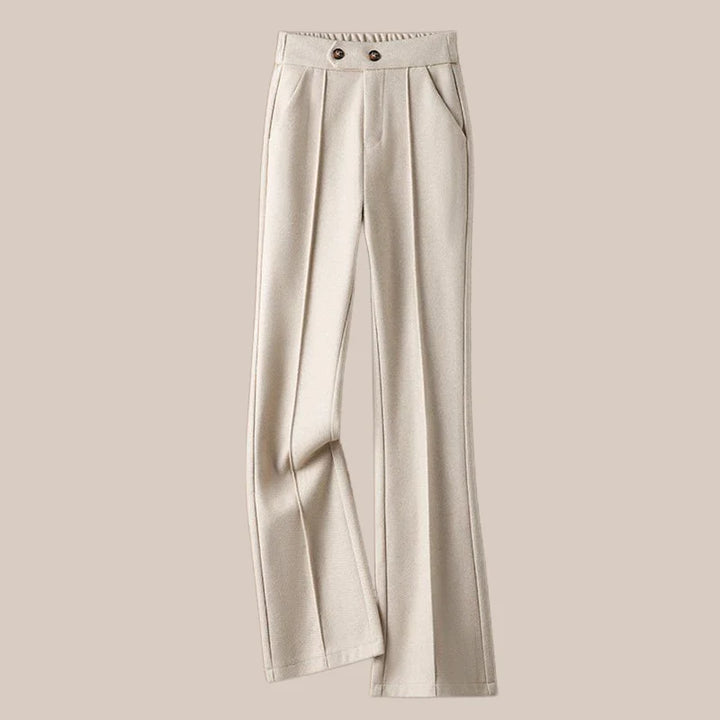 Mirelle Wool-Blend Flare Trousers