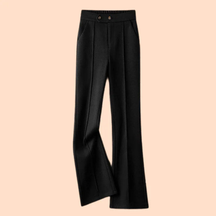 Mirelle Wool-Blend Flare Trousers