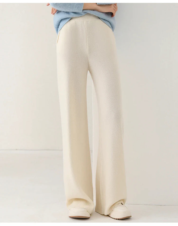Mireya Merino Wide-Leg Lounge Pants