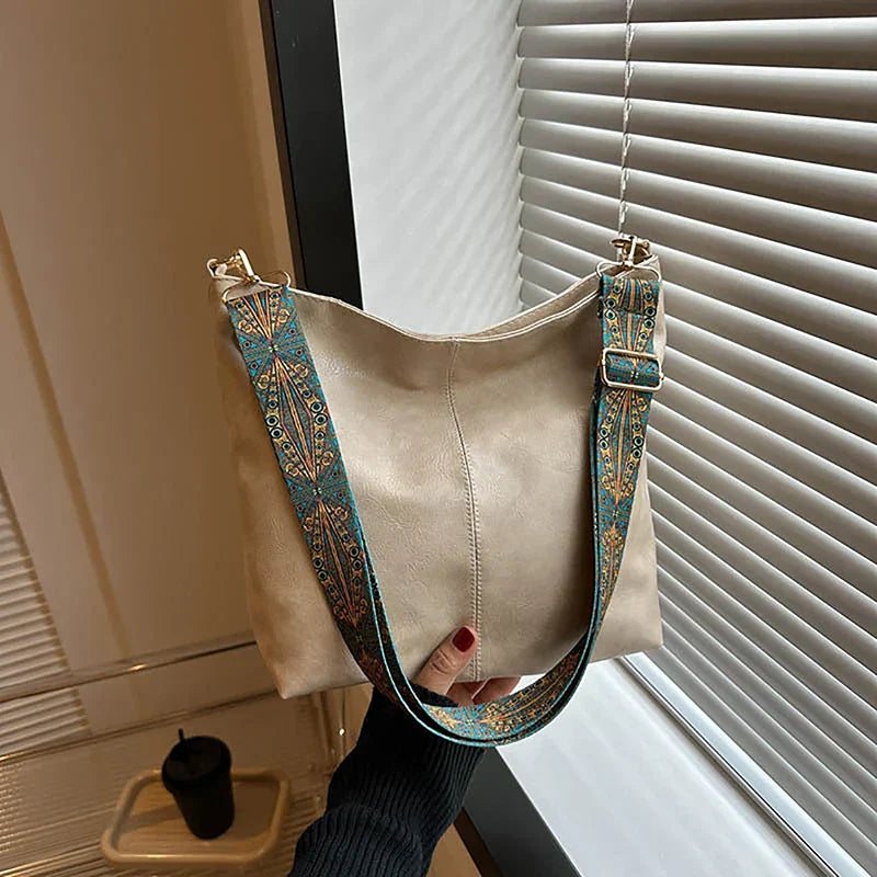 Mave Woven Strap Shoulder Bag