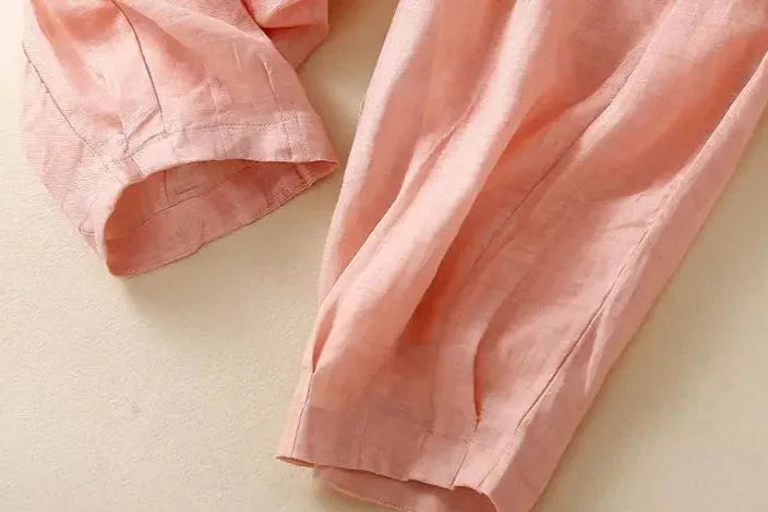 Avelie Linen Tapered Trousers