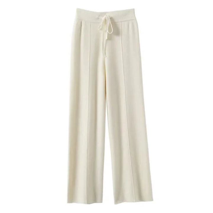 Elysia Merino Wool Wide-Leg Trousers