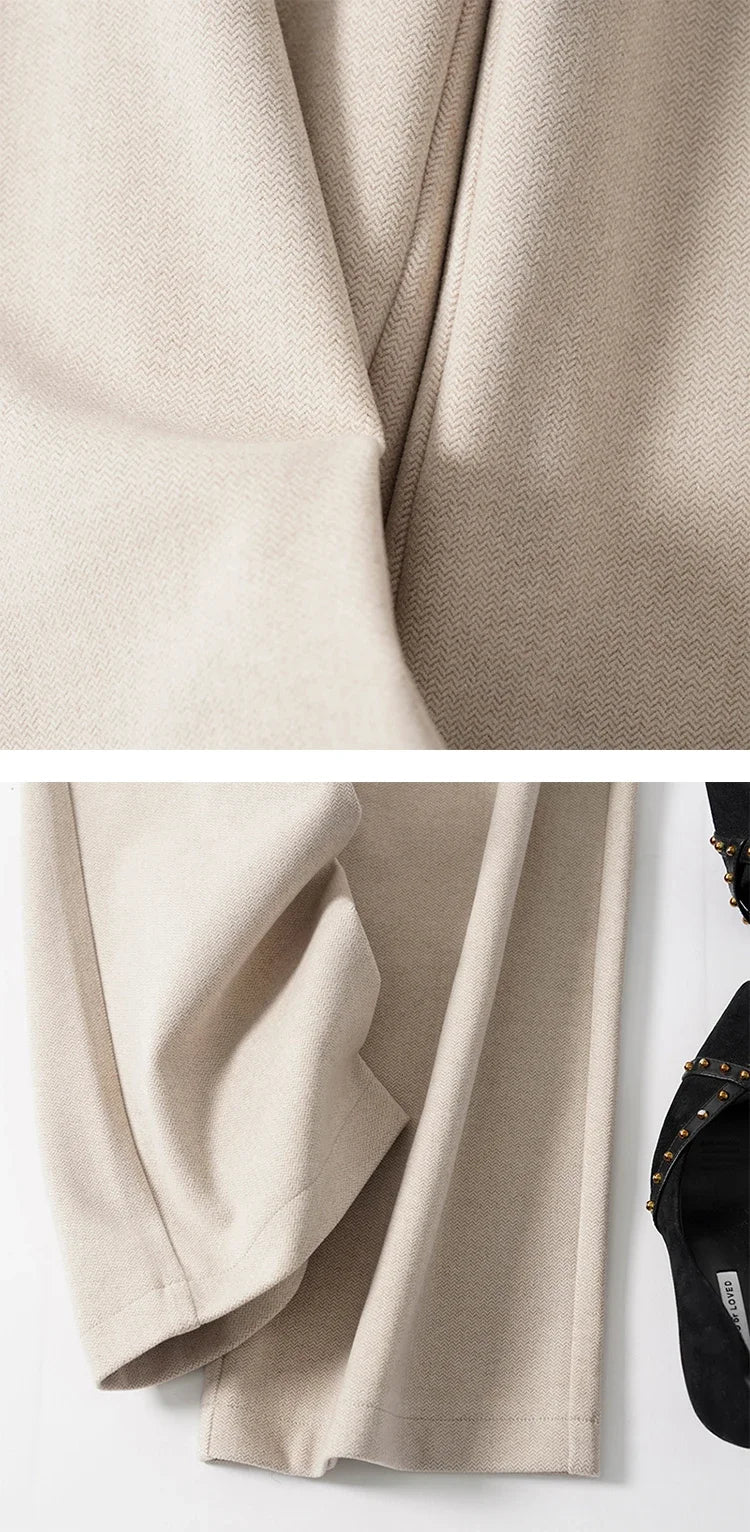 Virella Wide-Leg Wool Trousers