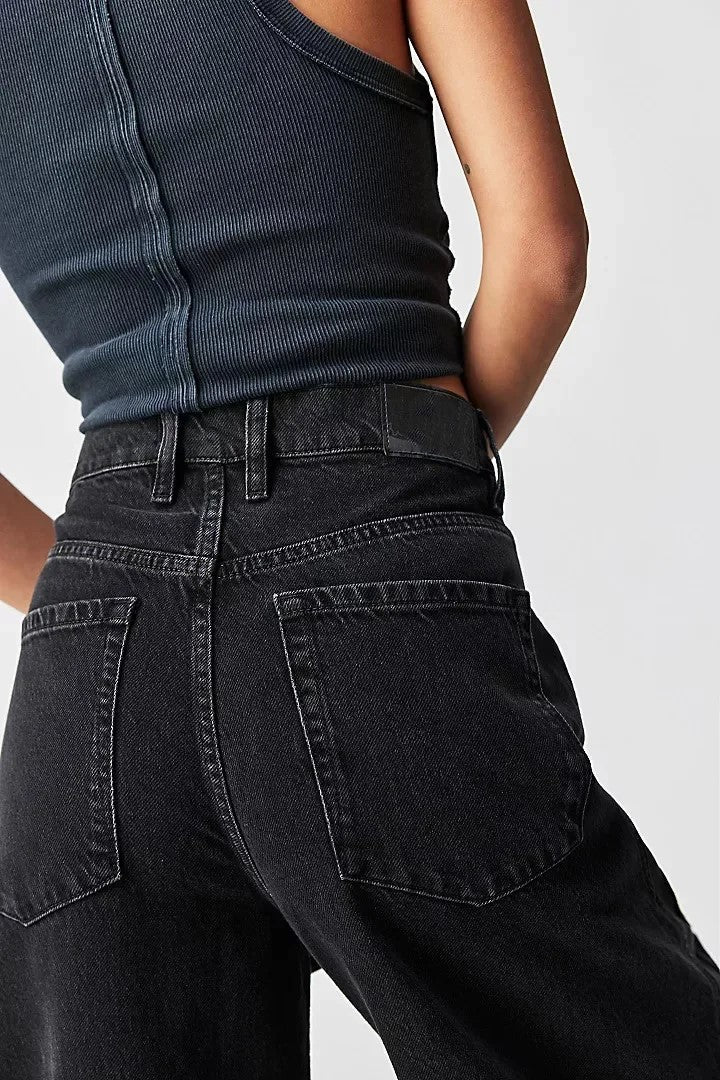 Sienna Vintage Straight-Leg Denim Jeans
