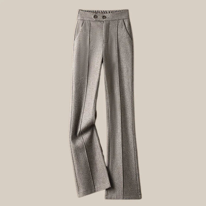 Mirelle Wool-Blend Flare Trousers