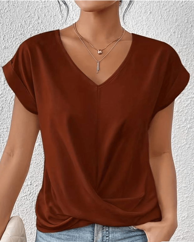 Jade Twist Front Top