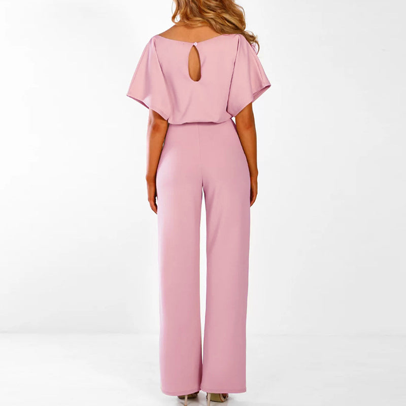 Clarissa Elegant Belted Jumpsuit