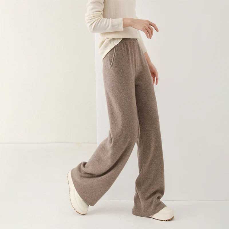Mireya Merino Wide-Leg Lounge Pants