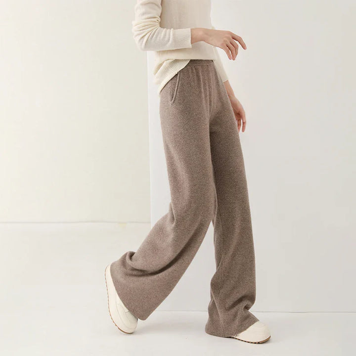 Mireya Merino Wide-Leg Lounge Pants