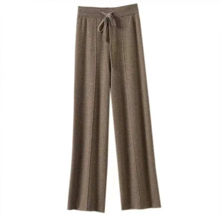 Elysia Merino Wool Wide-Leg Trousers