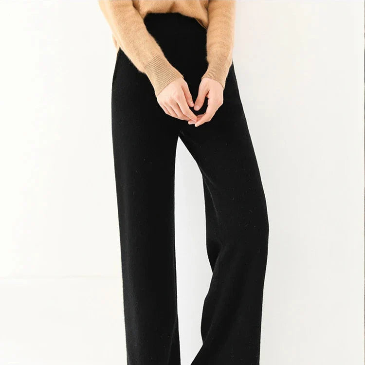 Mireya Merino Wide-Leg Lounge Pants
