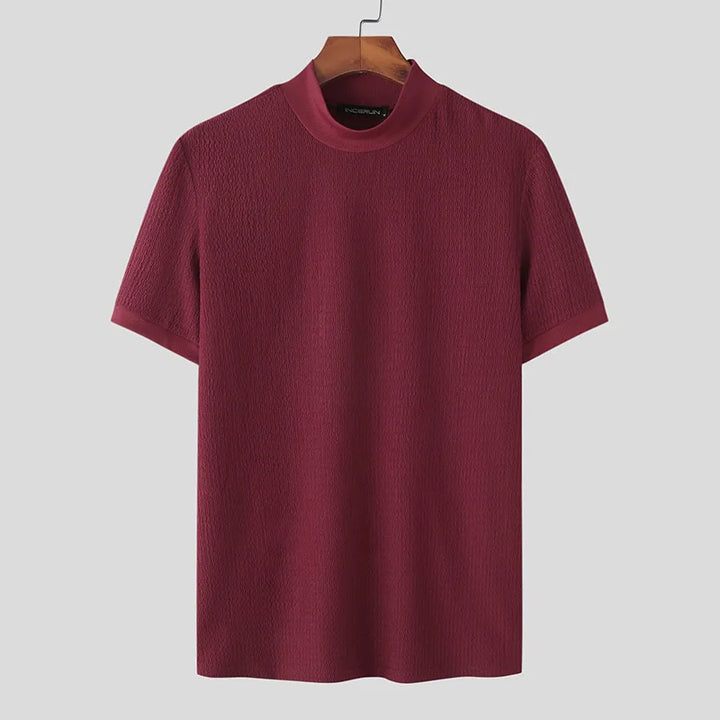 Renzo Textured Crew Neck T-Shirt