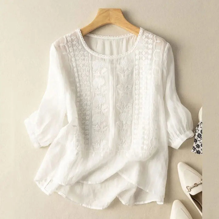 Sonia Embroidered Relaxed Blouse