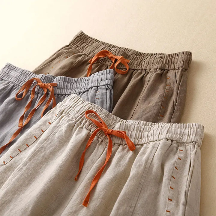 Aria Drawstring Wide Leg Pants