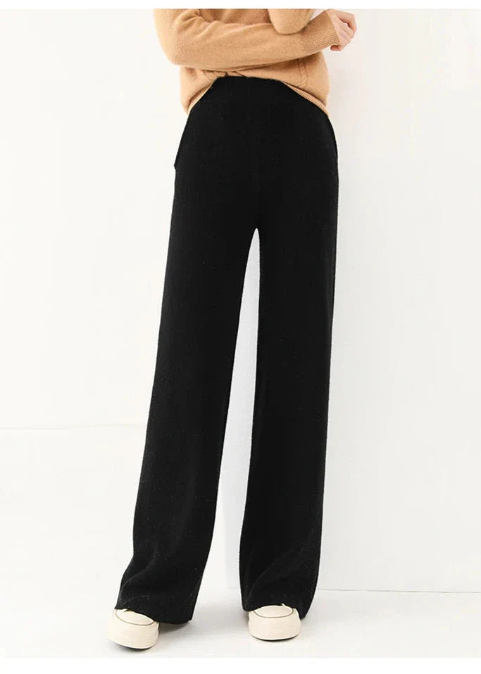 Mireya Merino Wide-Leg Lounge Pants