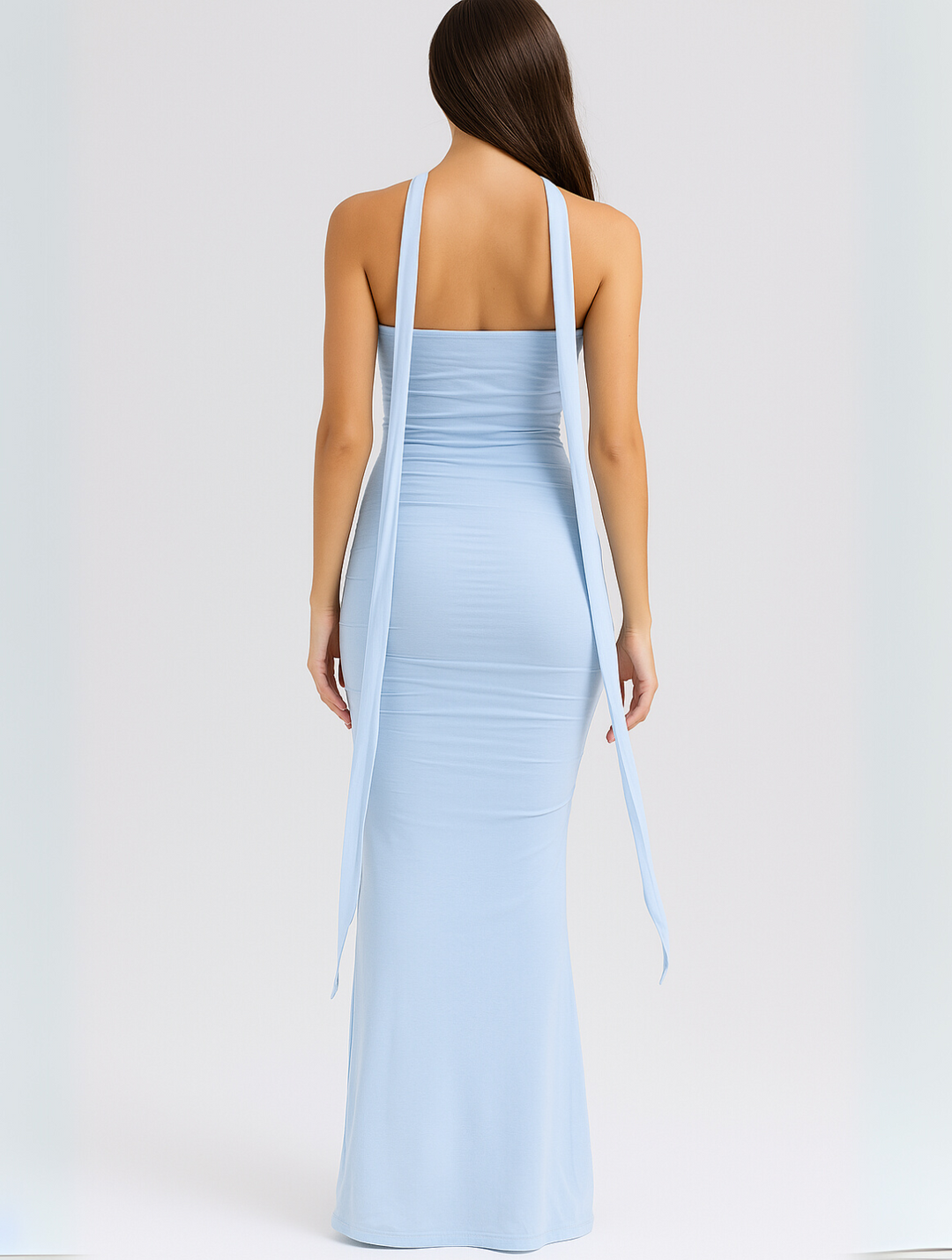 Phyllis Strapless Choker Dress