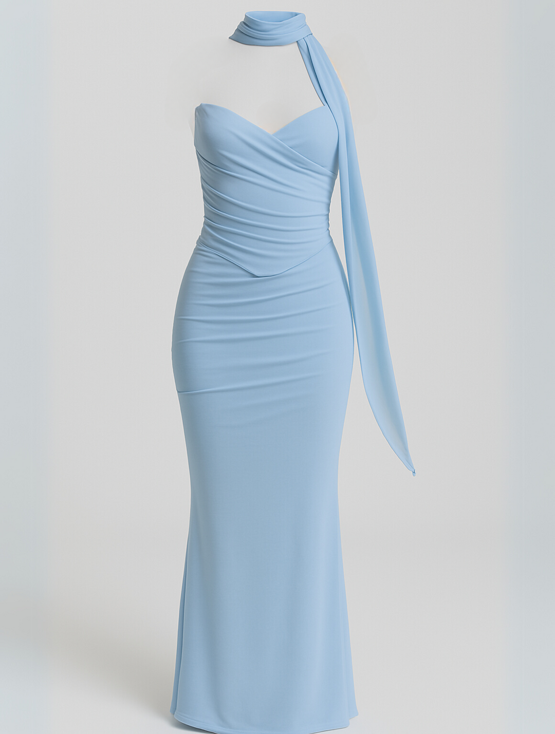 Phyllis Strapless Choker Dress