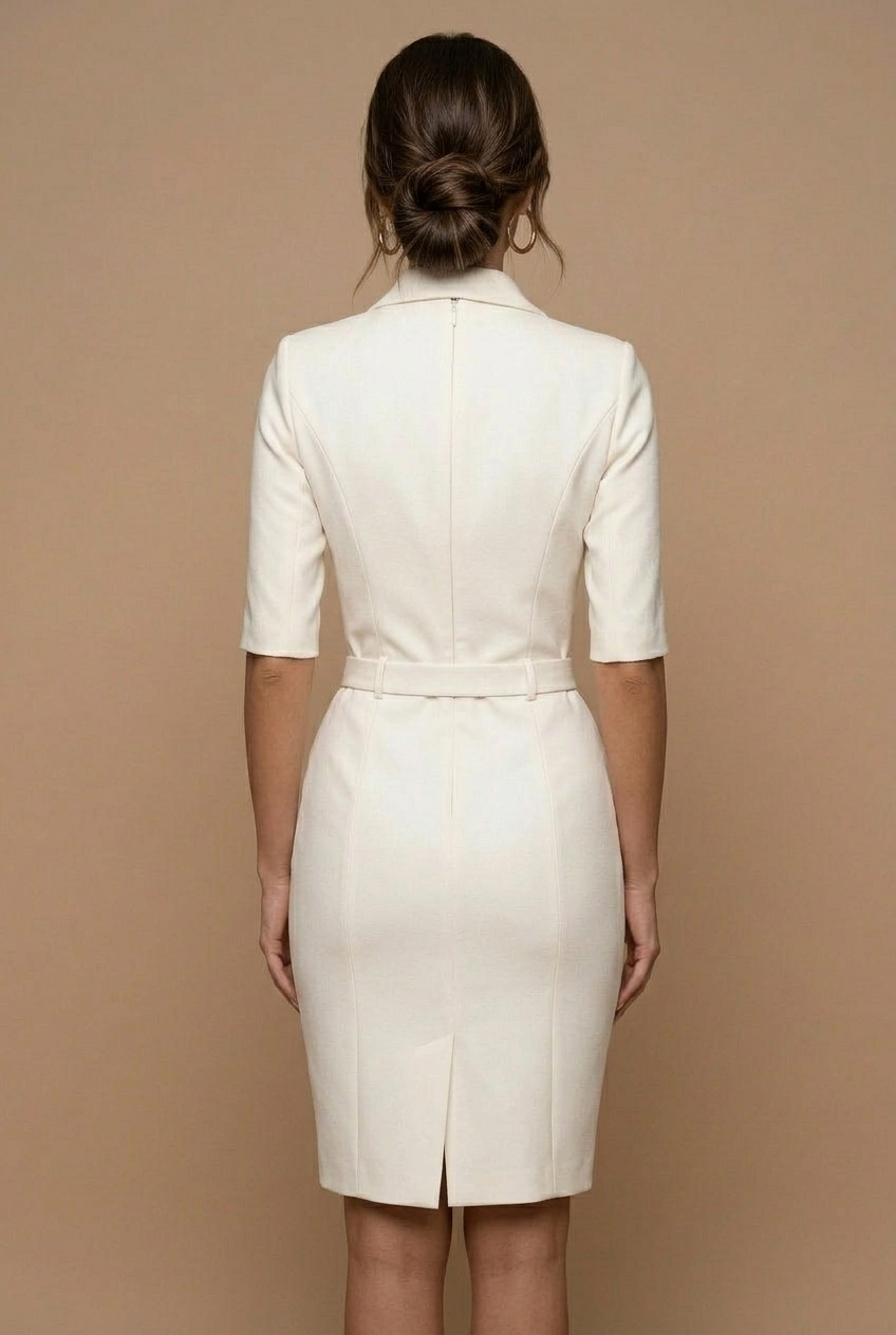 Isadora Belted Blazer Midi Dress