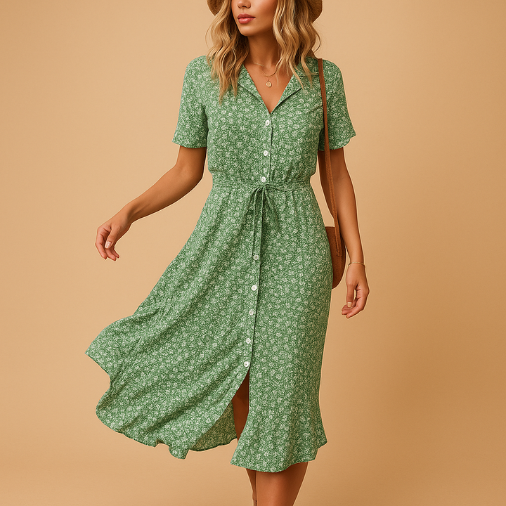 Lysandra Floral Midi Dress
