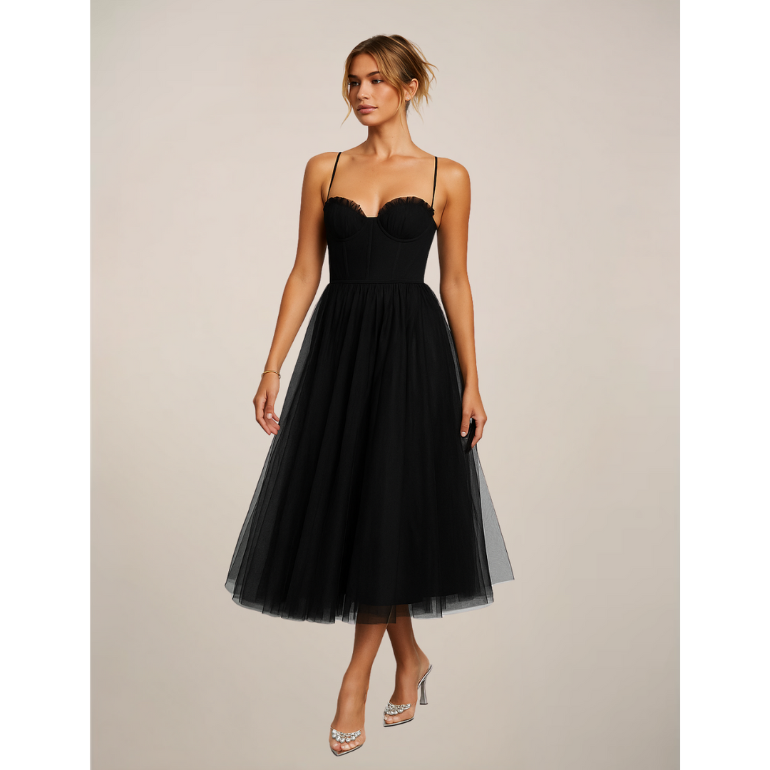 Celine Draped Formal Maxi Dress