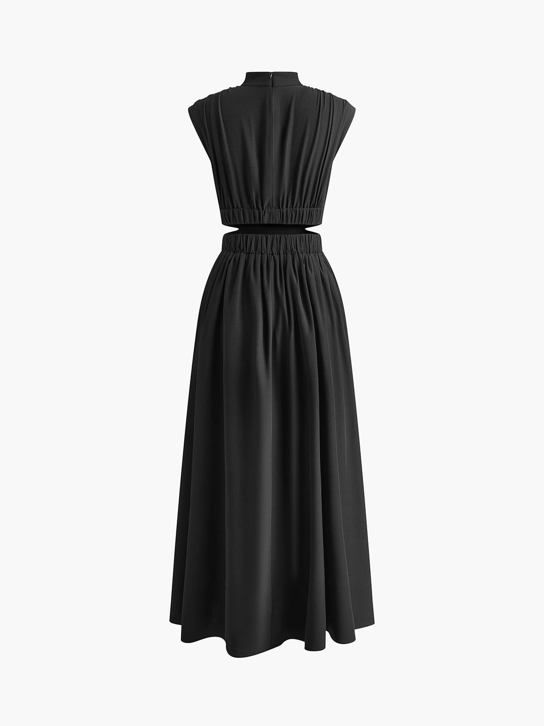 Lucia Mock Neck Maxi Dress