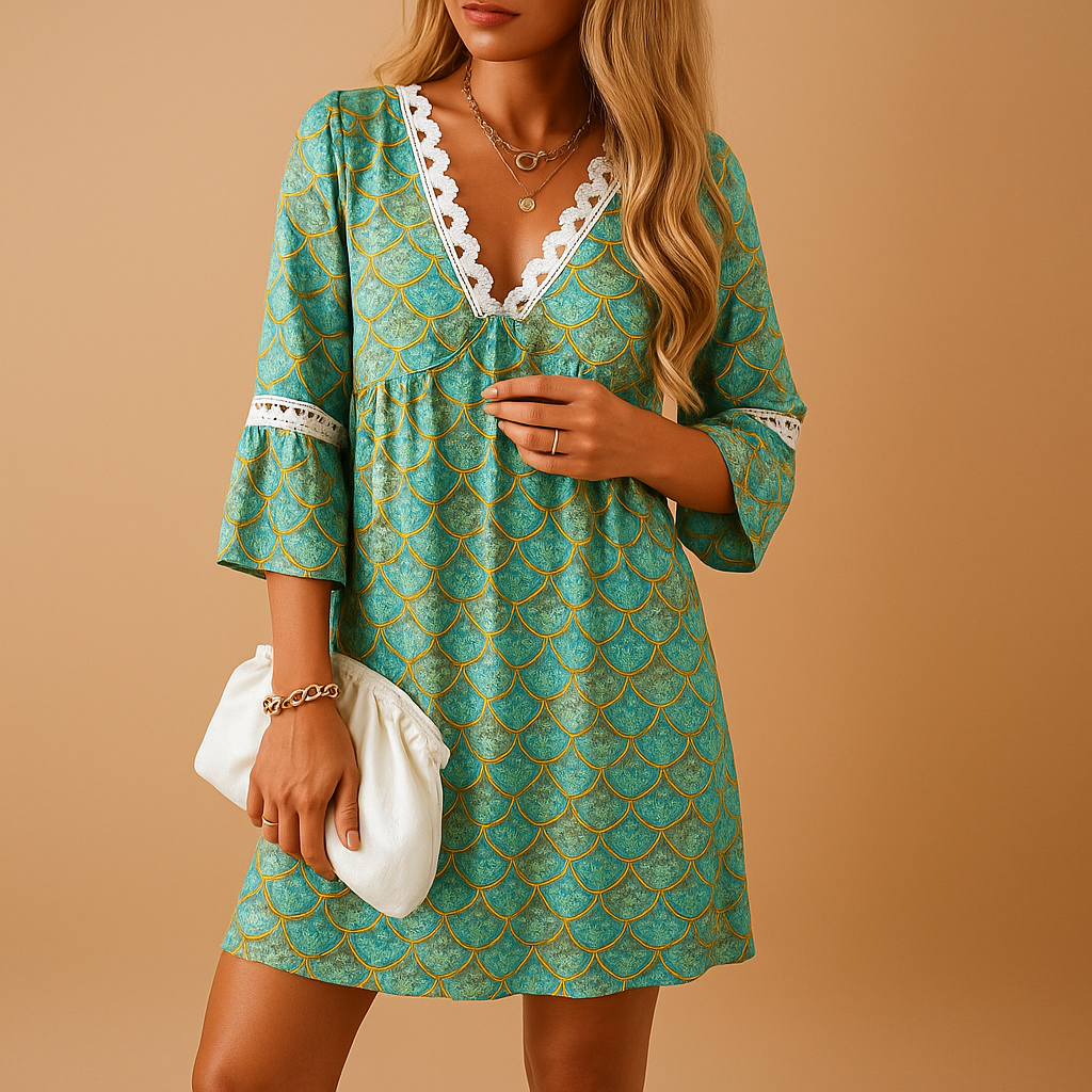 Marisol Printed Summer Mini Dress