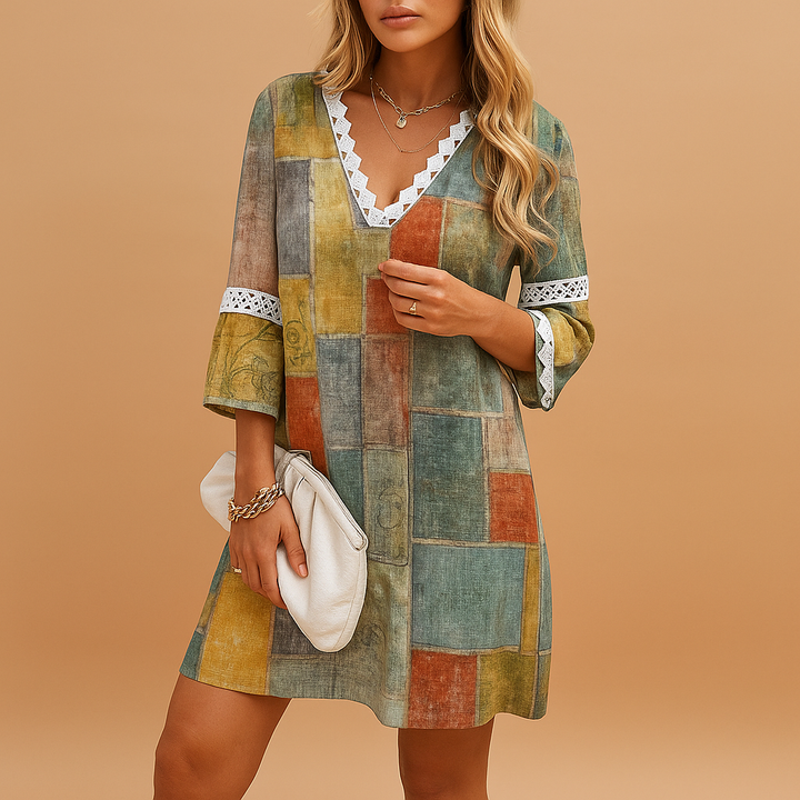 Marisol Printed Summer Mini Dress